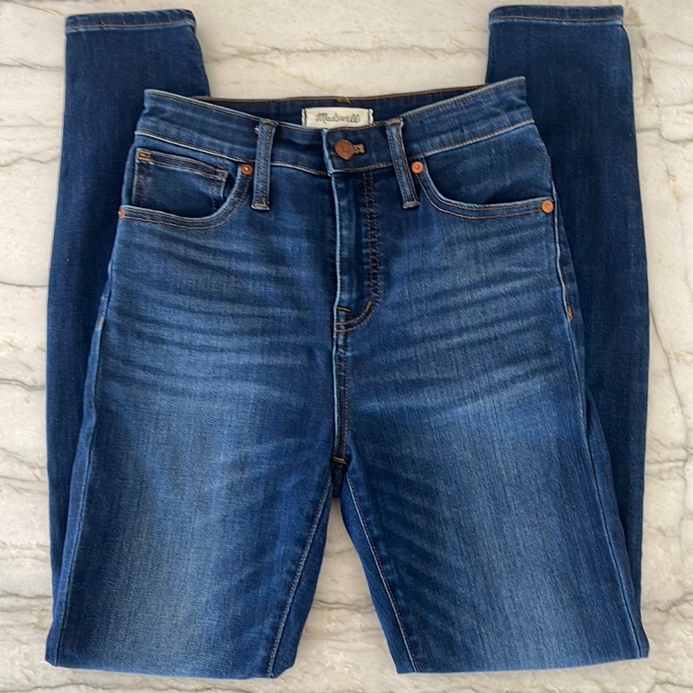 Madewell curvy high rise skinny jeans